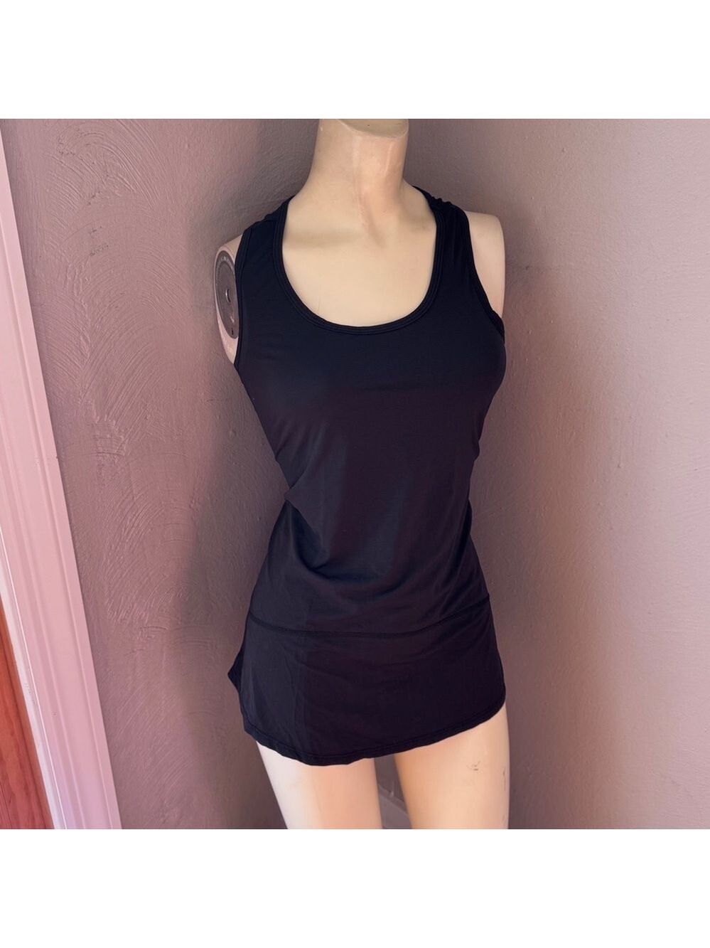 Black athletic tank top size small